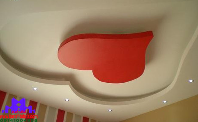 مدل کناف رنگ قرمز