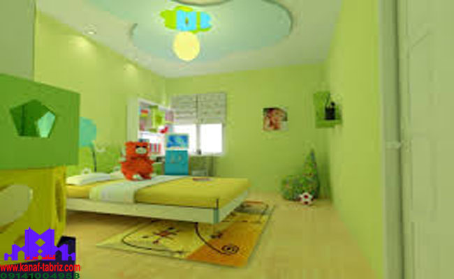 مدل کناف رنگ سبز