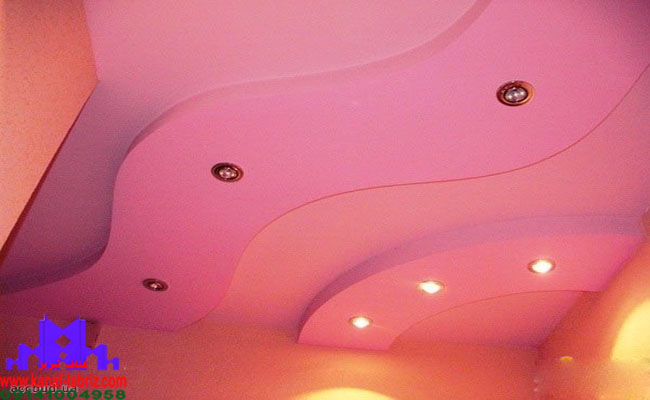 مدل کناف رنگ صورتی